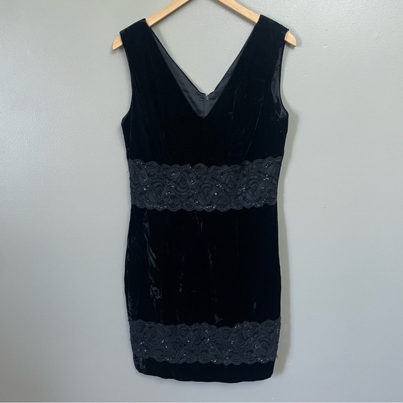 Z. Cavaricci Dresses & Skirts - Z. CAVARICCI women’s 10 velvet sheer sleeveless whimsigoth